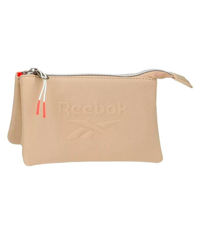Neceser Tres Compartimentos Reebok Noah Taupe