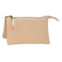 Neceser Tres Compartimentos Reebok Noah Taupe