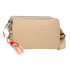 Bandolera Plana Doble Compartimento Reebok Taupe