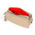 Bandolera Plana Doble Compartimento Reebok Taupe