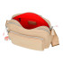 Bandolera Dos Compartimentos Reebok Taupe