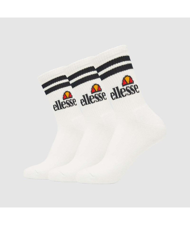 Calcetines Ellesse Pullo 3Pk White Unisex