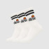 Calcetines Ellesse Pullo 3Pk White Unisex