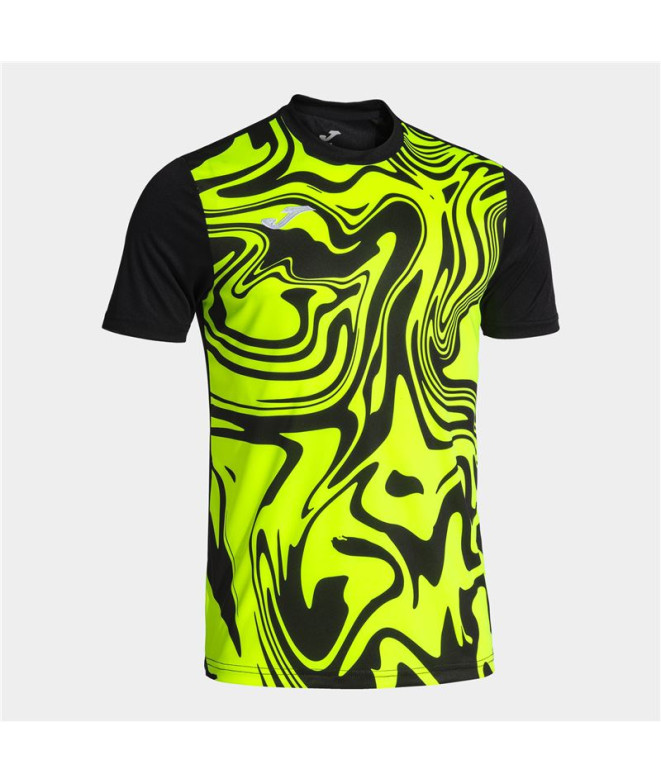 Camiseta de Fútbol Joma Lion II Hombre Negro...