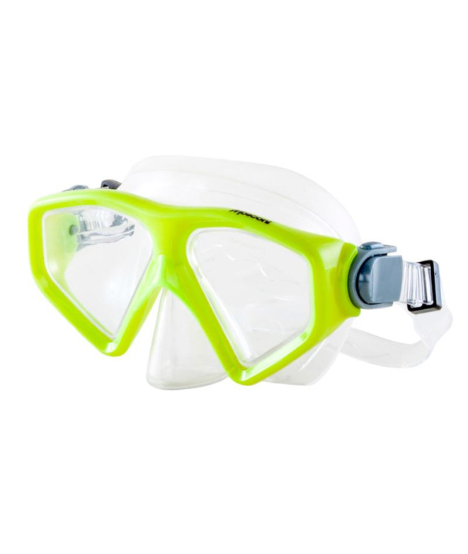 Máscara Mosconi Ribon Pro Amarillo Neon -...