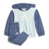 Conjunto adidas Essentials Colorblock Jogger Set Infantil Azul