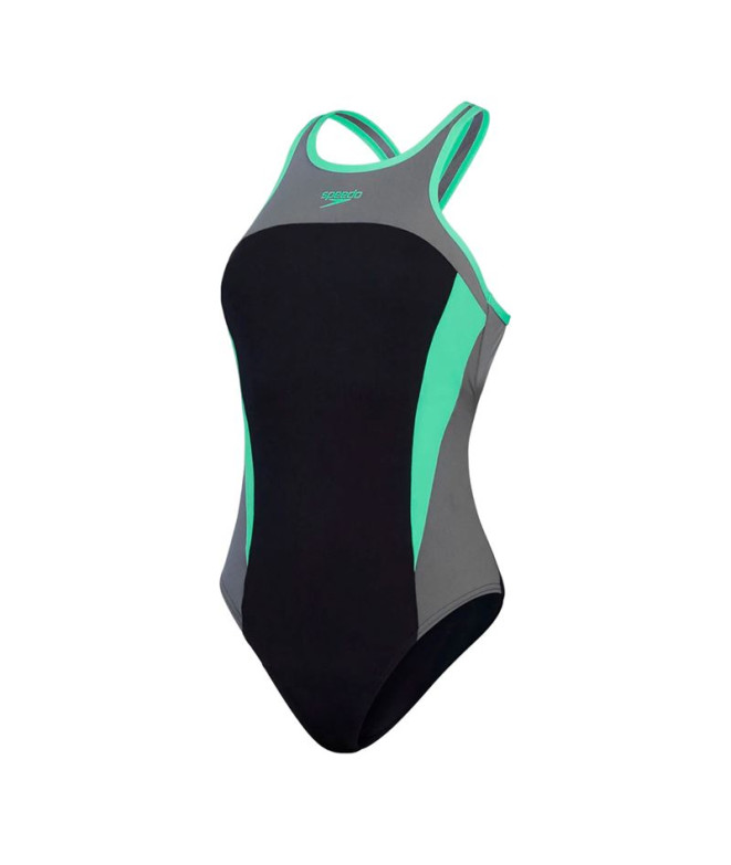 Bañador de Natación Speedo Mujer High Neck...