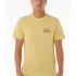 Camiseta Rip Curl Down The Line Hombre Straw