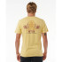 Camiseta Rip Curl Down The Line Hombre Straw