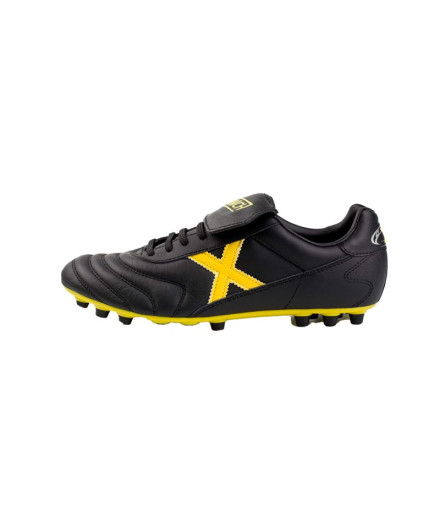 Zapatillas de Fútbol Munich Mundial U25 Ama Infantil Negro