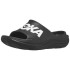 Chanclas De Running Hoka Ora Athletic Slide Negro/Blanco
