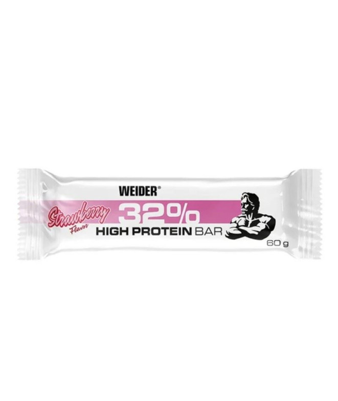 Barrita Weider Protein 32% Bar Fresa 60G