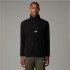 Forro Polar de Montaña The North Face Glacier 1/4 Zip - Negro Logo Hombre