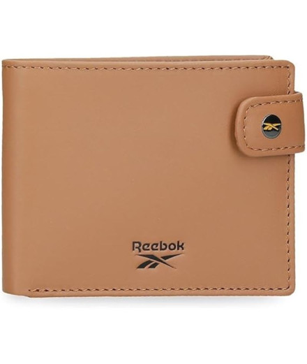 Cartera Horizontal Reebok Switch Cuero Con Cierre De...