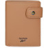 Cartera Reebok Switch Vertical Cuero Con Cierre De Click Taupe