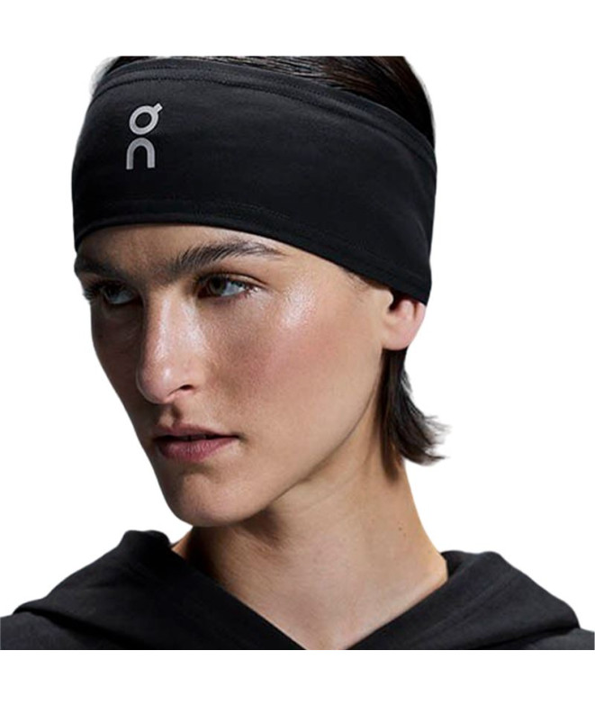 Cinta de Pelo de Running On Core Headband Negro