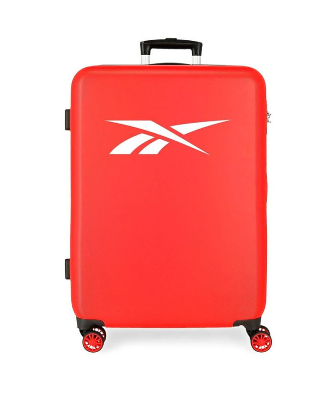 Maleta Mediana Reebok Portland Rígida Rojo 68 cm