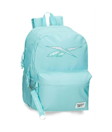 Mochila Escolar Reebok Ann 44 Cm Turquesa