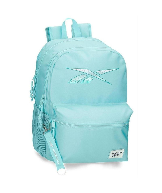 Mochila Escolar Reebok Ann 44 Cm Turquesa