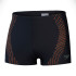 Bañador de Natación Speedo Hombre Duo Logo Print Aquashort Negro/ Verde
