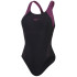 Bañador de Natación Speedo Mujer Hyperboom Splice Racerback Negro/Morado