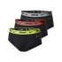 Calzoncillos Nike Brief 3pk Hombre Negro/Gris