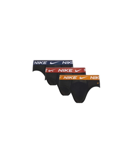 Calzoncillos Nike Hip Brief 3pk Hombre Negro/Rojo