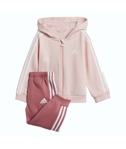 Chándal Adidas Essentials 3 Bandas  Infantil Rosa