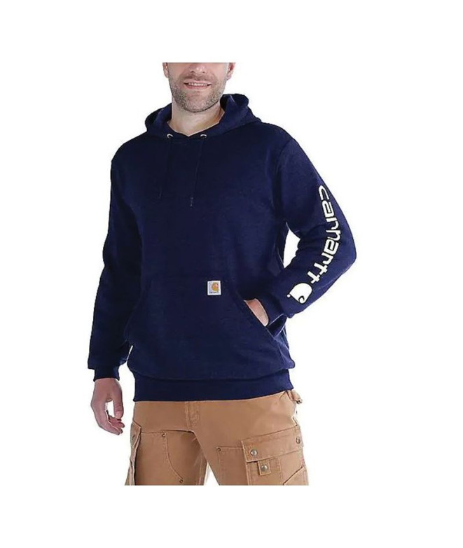 Sudadera Carhartt Sleeve Logo Hooded Hombre New...