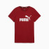 Camiseta Puma Essentials Logo Mujer Rojo