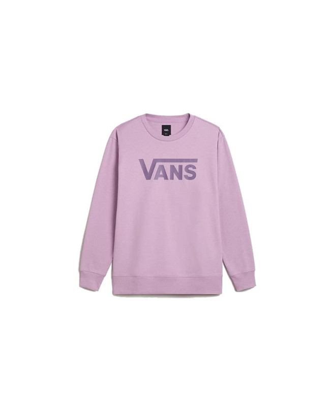 Sudadera Vans Drop V Logo Bff Crew Lavender...