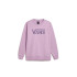 Sudadera Vans Drop V Logo Bff Crew Lavender Mist Mujer