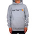 Sudadera Carhartt Signature Logo  Hombre Gris