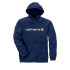 Sudadera Carhartt Signature Logo  Hombre New Azul