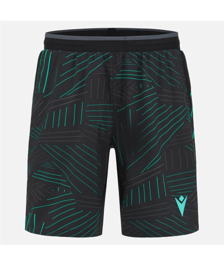 Pantalón de Pádel Macron Cd Miguel Negro/Aqua Hombre