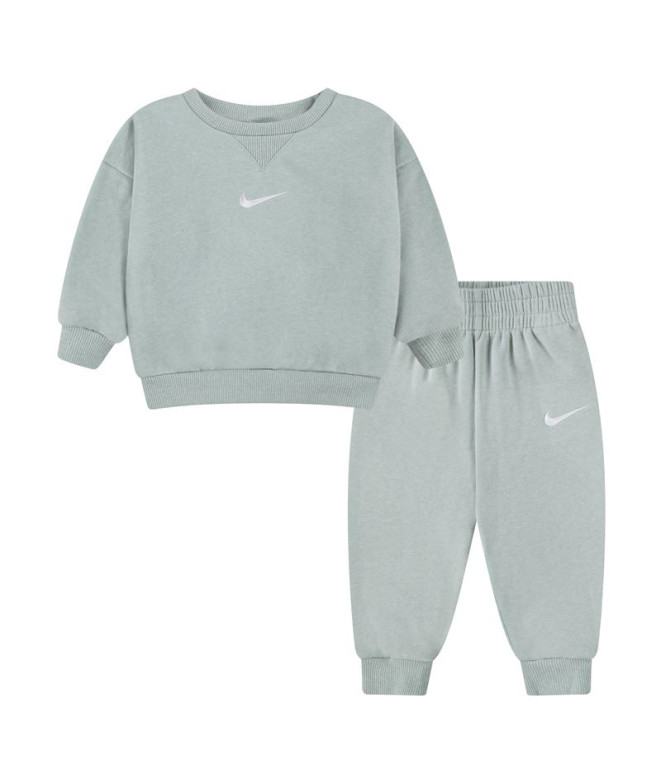 Conjunto Nike Essential Fleece Crew Set...