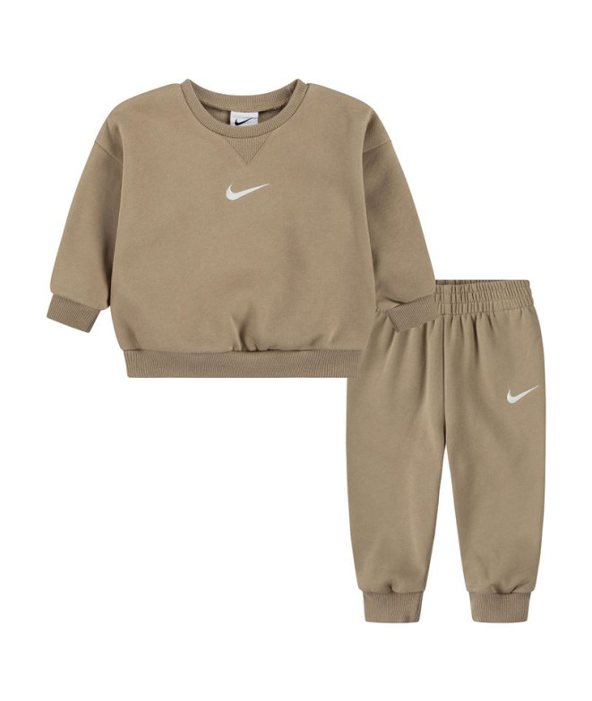 Conjunto Nike Essential Fleece Crew Set...