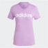 Camiseta adidas Essentials Slim Logo Mujer Morado