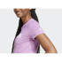 Camiseta adidas Essentials Slim Logo Mujer Morado