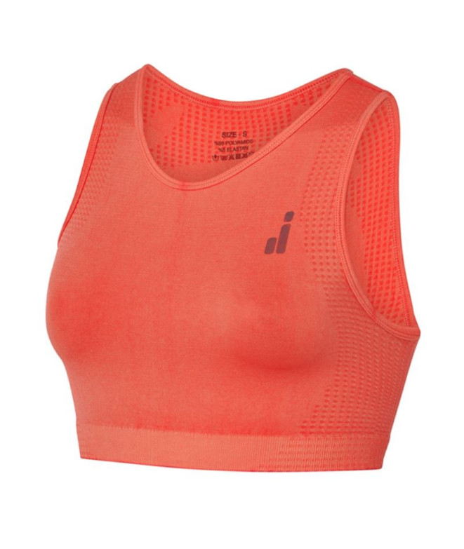 Top de Fitness Joluvi Top Ana Tir Cut Mujer Coral