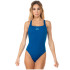 Bañador de Natación Aquarapid Costume Intero Azul Mujer