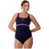 Bañador de Natación Aquarapida Costume Intero Prugna Mujer