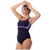 Bañador de Natación Aquarapida Costume Intero Prugna Mujer