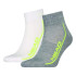 Calcetines Head All Sports Performance Grey Melange/Blanco Pack