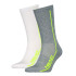 Calcetines Head All Sports Performance Gris Melange/ Blanco Pack
