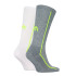 Calcetines Head All Sports Performance Gris Melange/ Blanco Pack