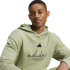 Sudadera adidas Brand Love French Terry Hoodie Hombre Verde