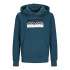 Sudadera Jack&Jones Jjnolan Sweat Hood Jnr Hombre Deep Teal