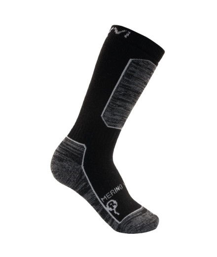 Calcetines Joluvi Merino 40 Par Negro Gris Vigore