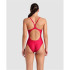 Bañador de Natación Arena Solid  Mujer Rojo